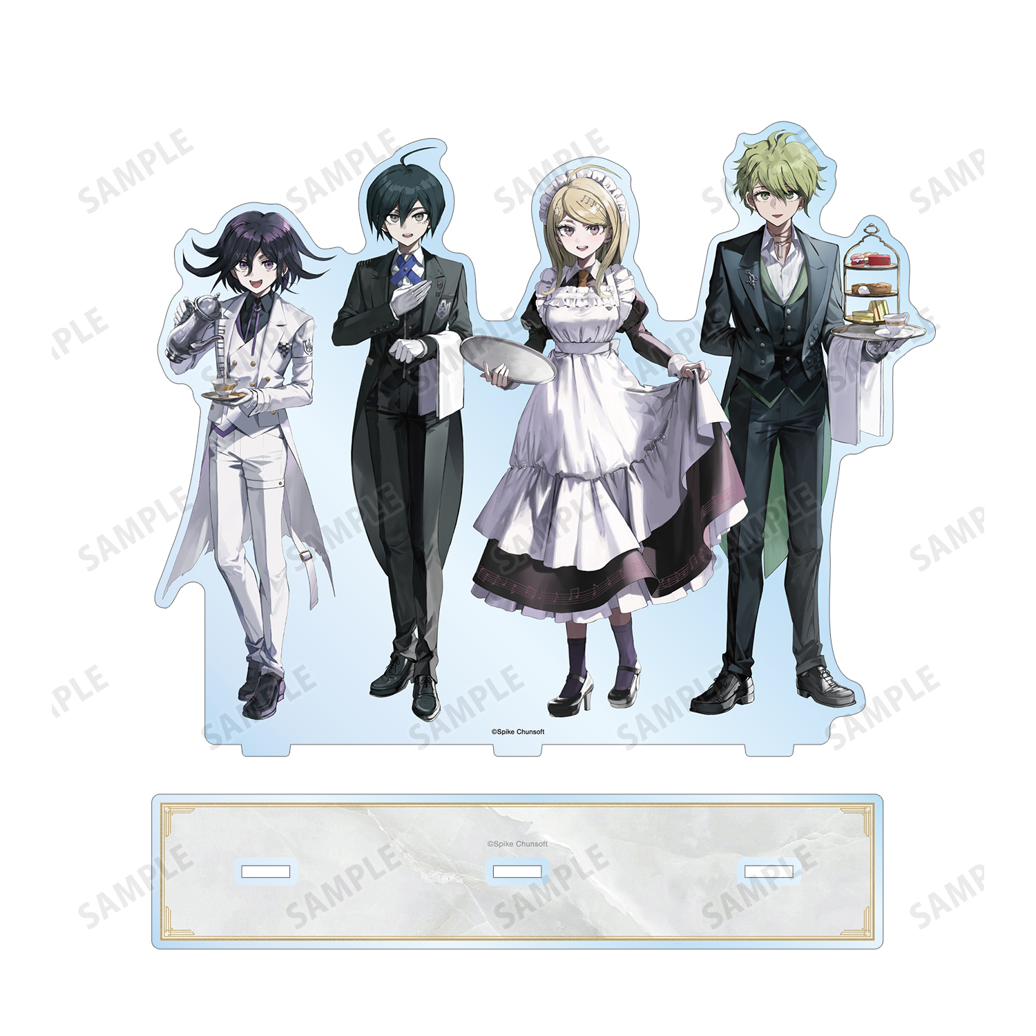 ダンガンロンパシリーズ_緜さんイラスト 赤松楓&天海蘭太郎&王馬小吉