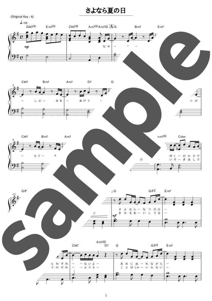 ピアノ楽譜】栄の活躍 / 松本晃彦（ソロ / 中級）