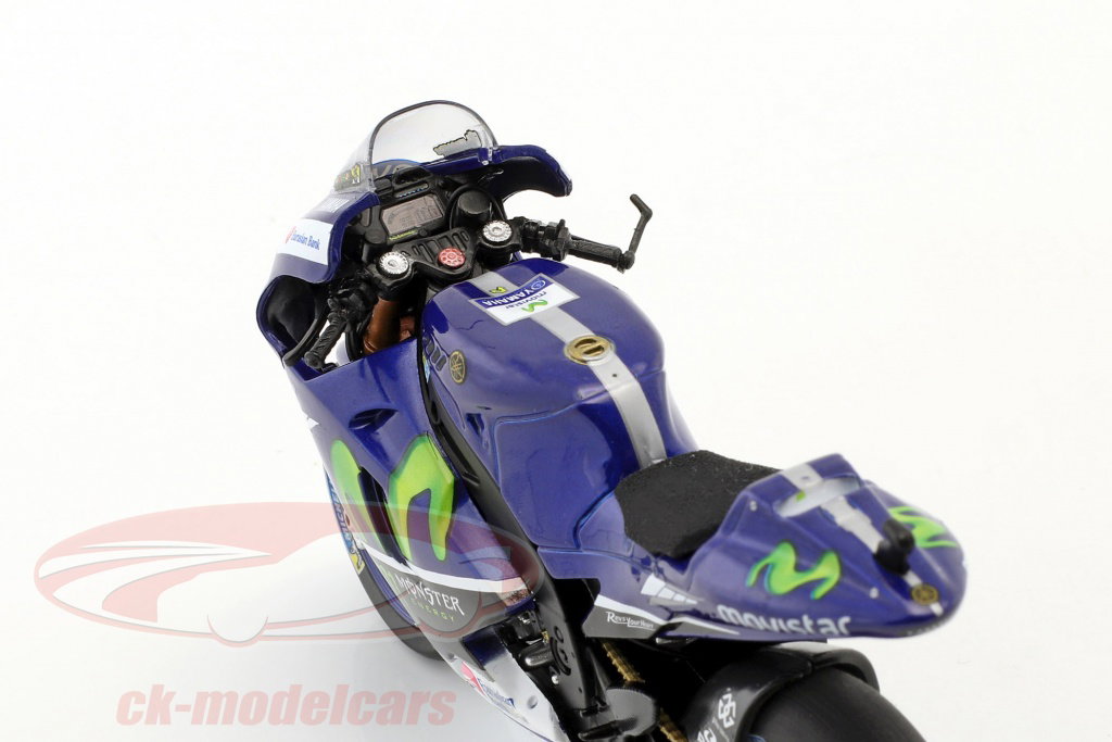 Minichamps 1:18 Valentino Rossi Yamaha YZR-M1 #46 Bike test MotoGP