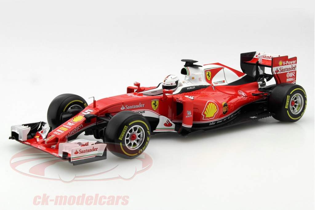 Vettel's company car in scale 1:18 - Model car Ferrari SF16-H