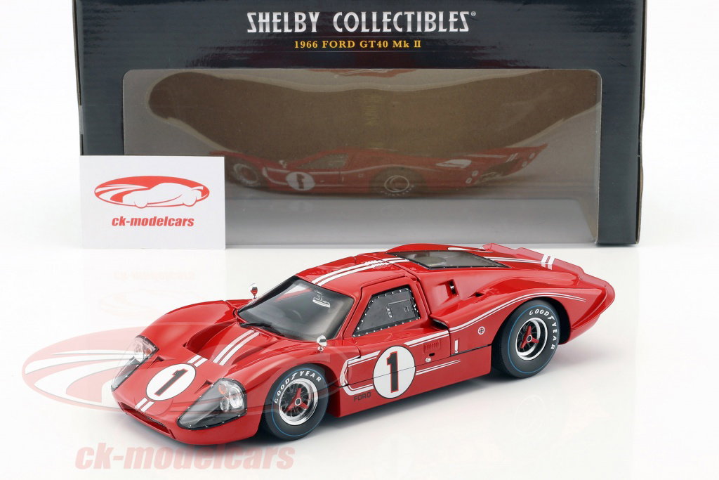 Shelby Collectibles 1:18 Ford GT40 MK IV #1 Winner 24h LeMans 1967