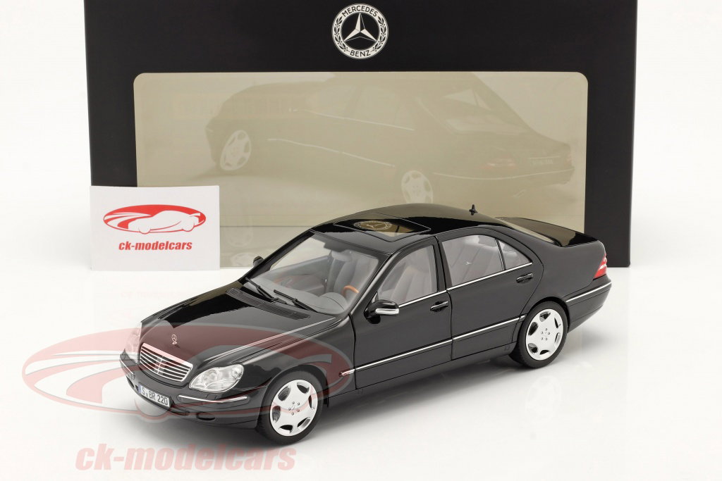 Norev 1:18 Mercedes-Benz S 600 (V220) year 2000-2005 obsidian
