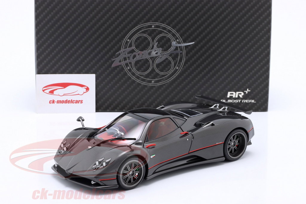 Almost Real 1:18 Pagani Zonda F year 2005 gloss carbon black