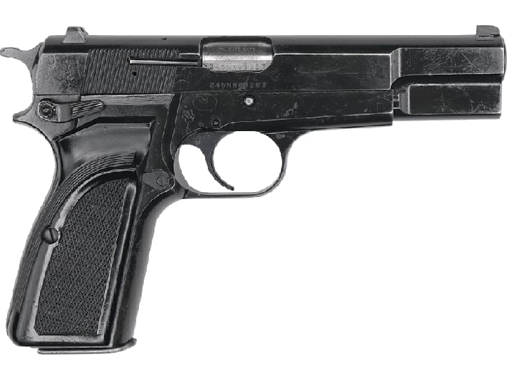 Browning Hi-Power 9mm Pistol Original Belgian Made Police Surplus By