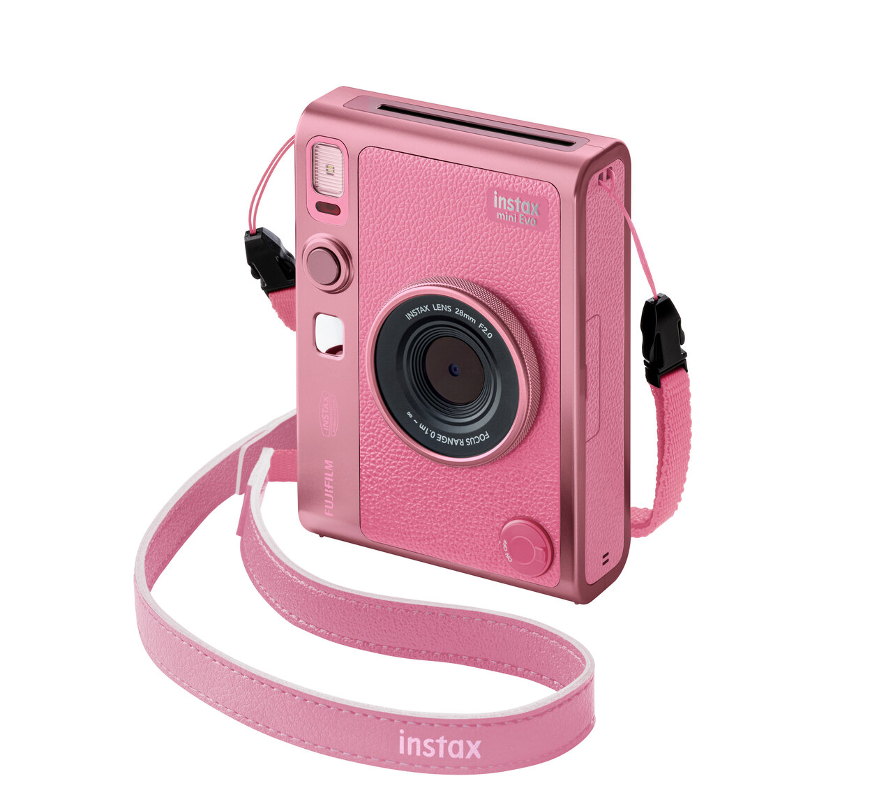 instax mini Evo」特別カラー、PINKが数量限定で登場。2025年2月28日