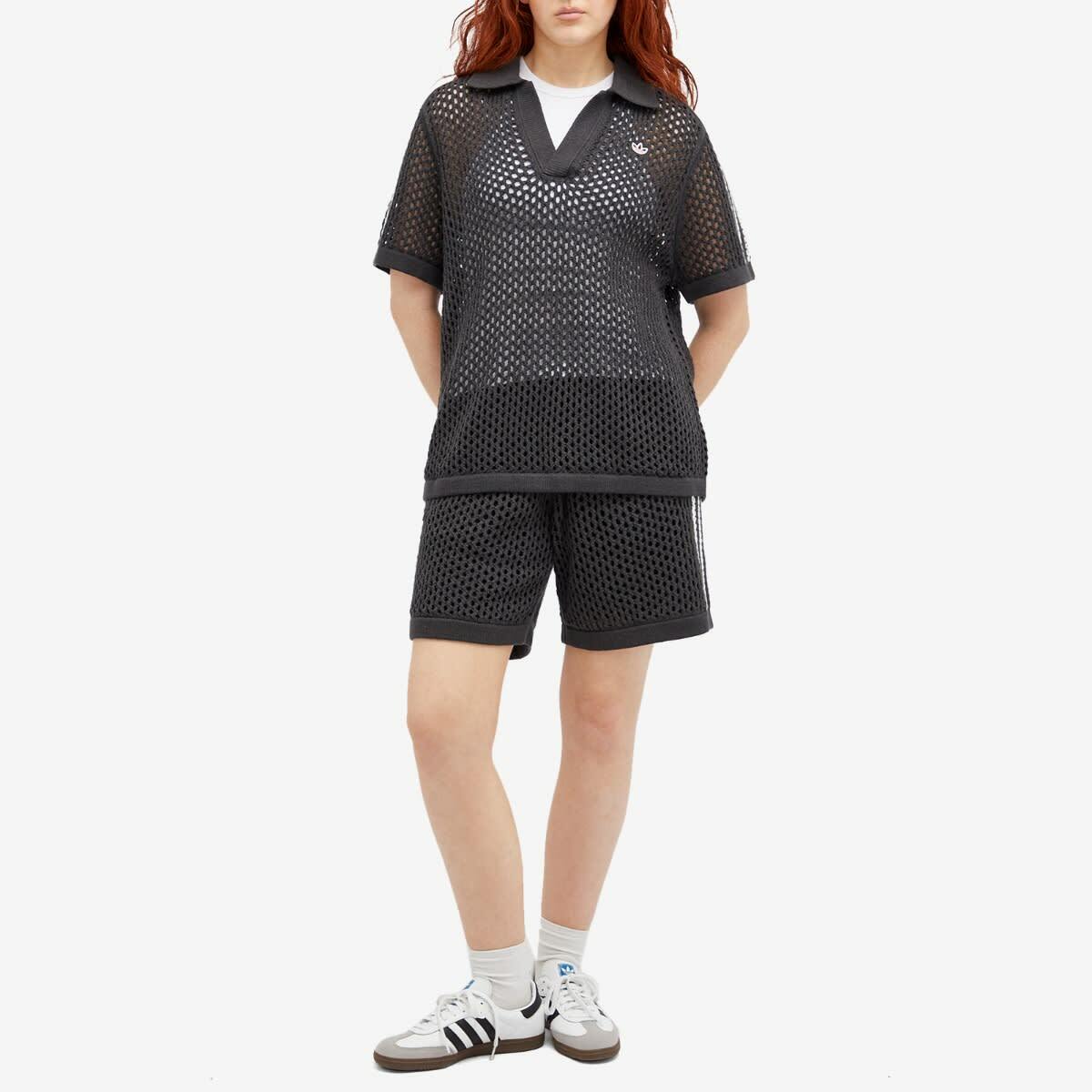 Adidas CLOT Crochet by EC Polo in Carbon adidas