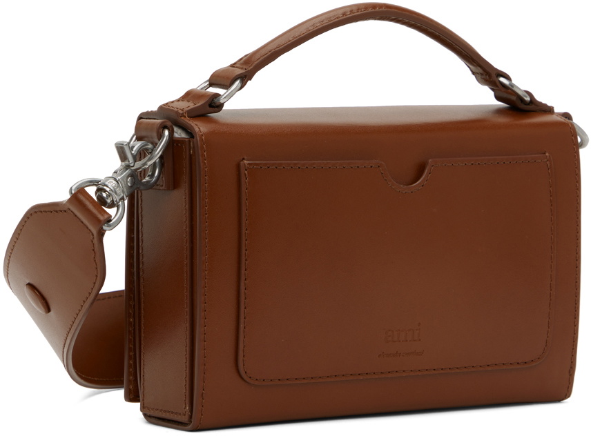 AMI Paris Brown Ami de Cœur Bag AMI