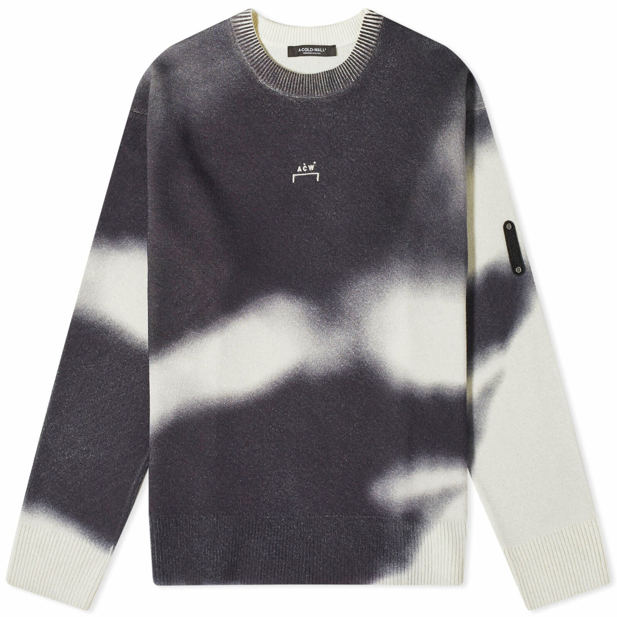 A-COLD-WALL* Men's Gradient Sweater in Onyx A-Cold-Wall*