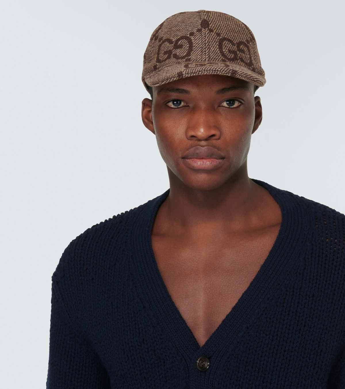 Gucci Jumbo GG wool jacquard baseball cap Gucci