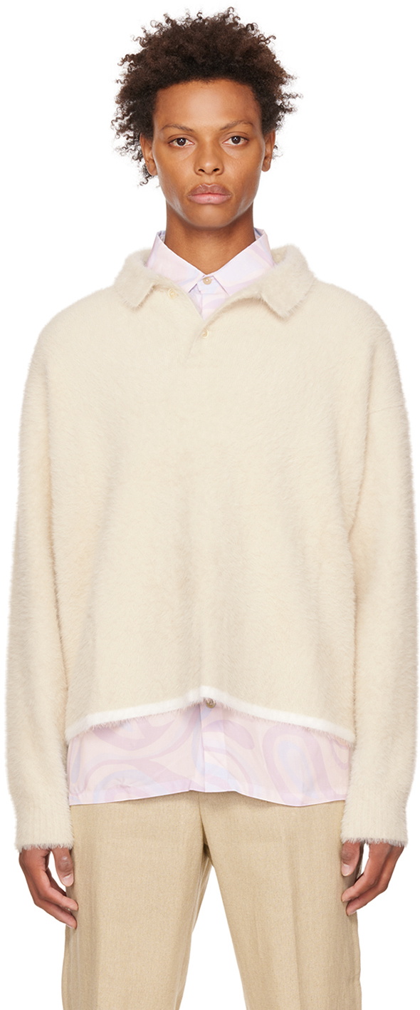 Jacquemus Off-White Le Papier 'Le Polo Neve' Polo Jacquemus