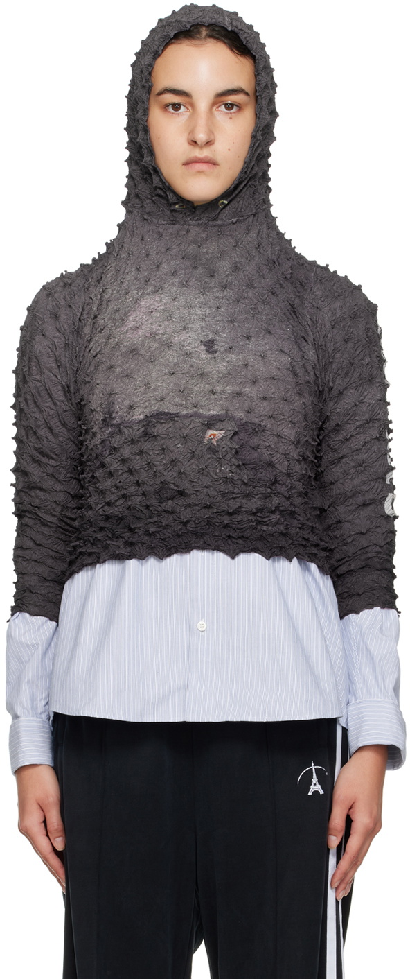 Doublet Brown Shibori Hoodie Doublet