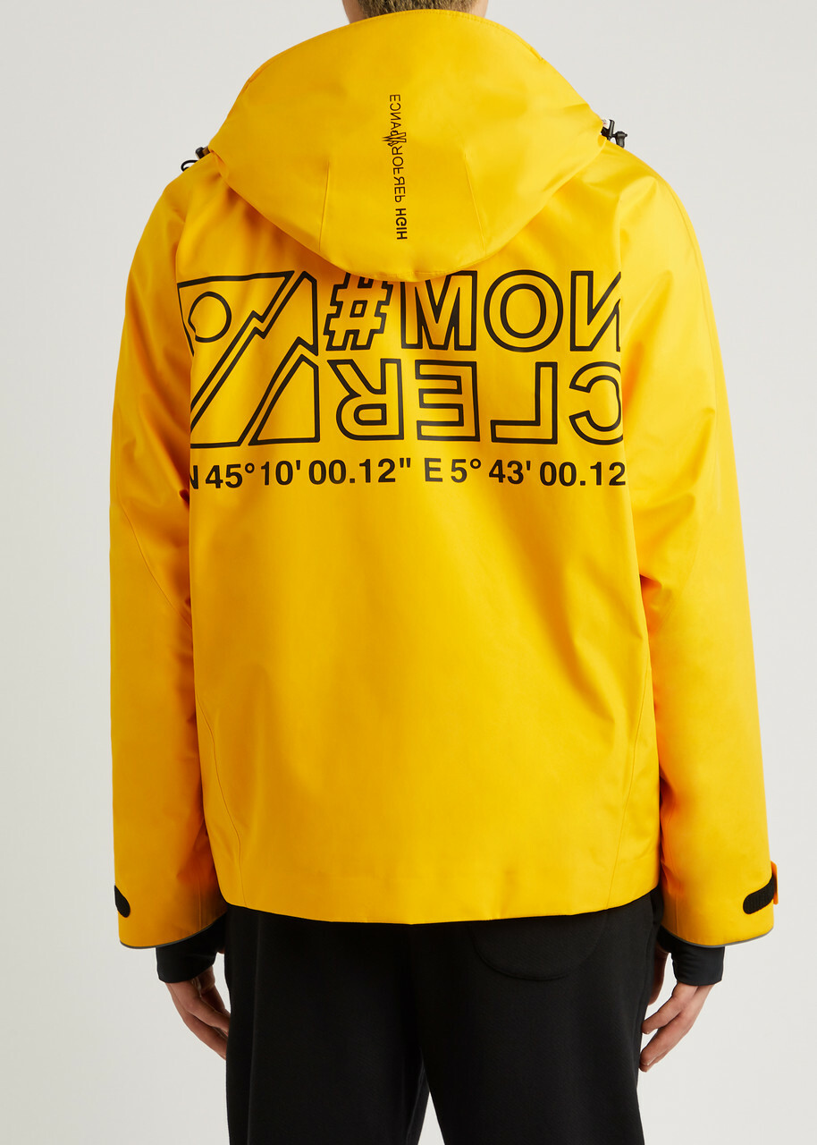 Moncler Grenoble Moriond Shell ski Jacket Yellow Moncler Grenoble