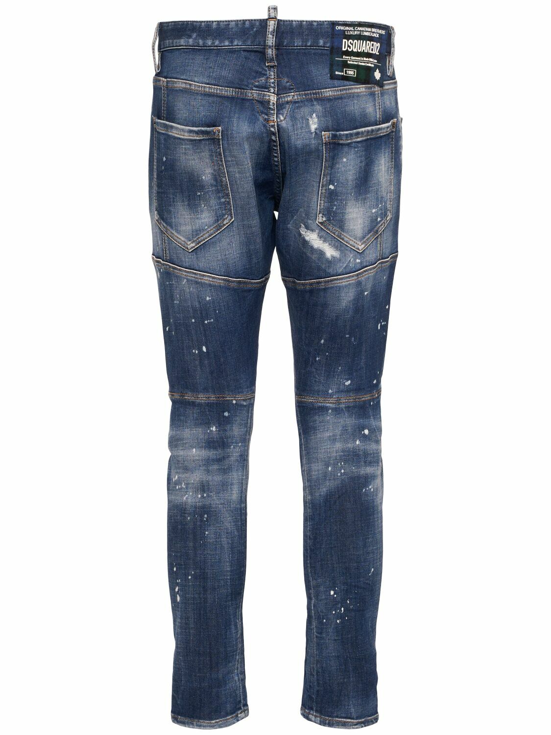 DSQUARED2 Tidy Biker Cotton Denim Jeans Dsquared2