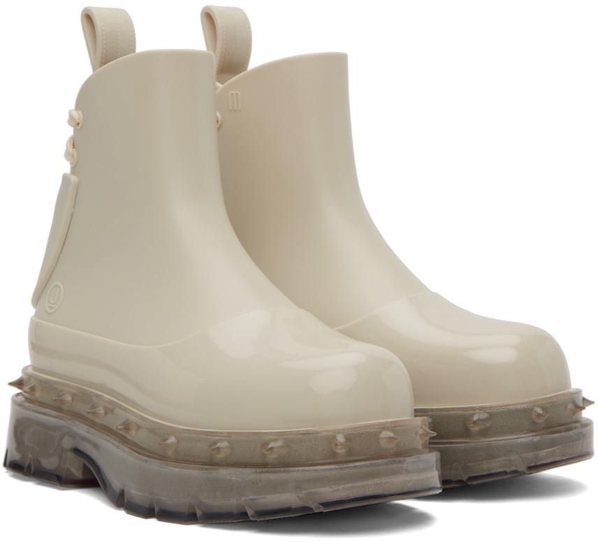 UNDERCOVER Beige Melissa Edition Spikes Boots Undercover