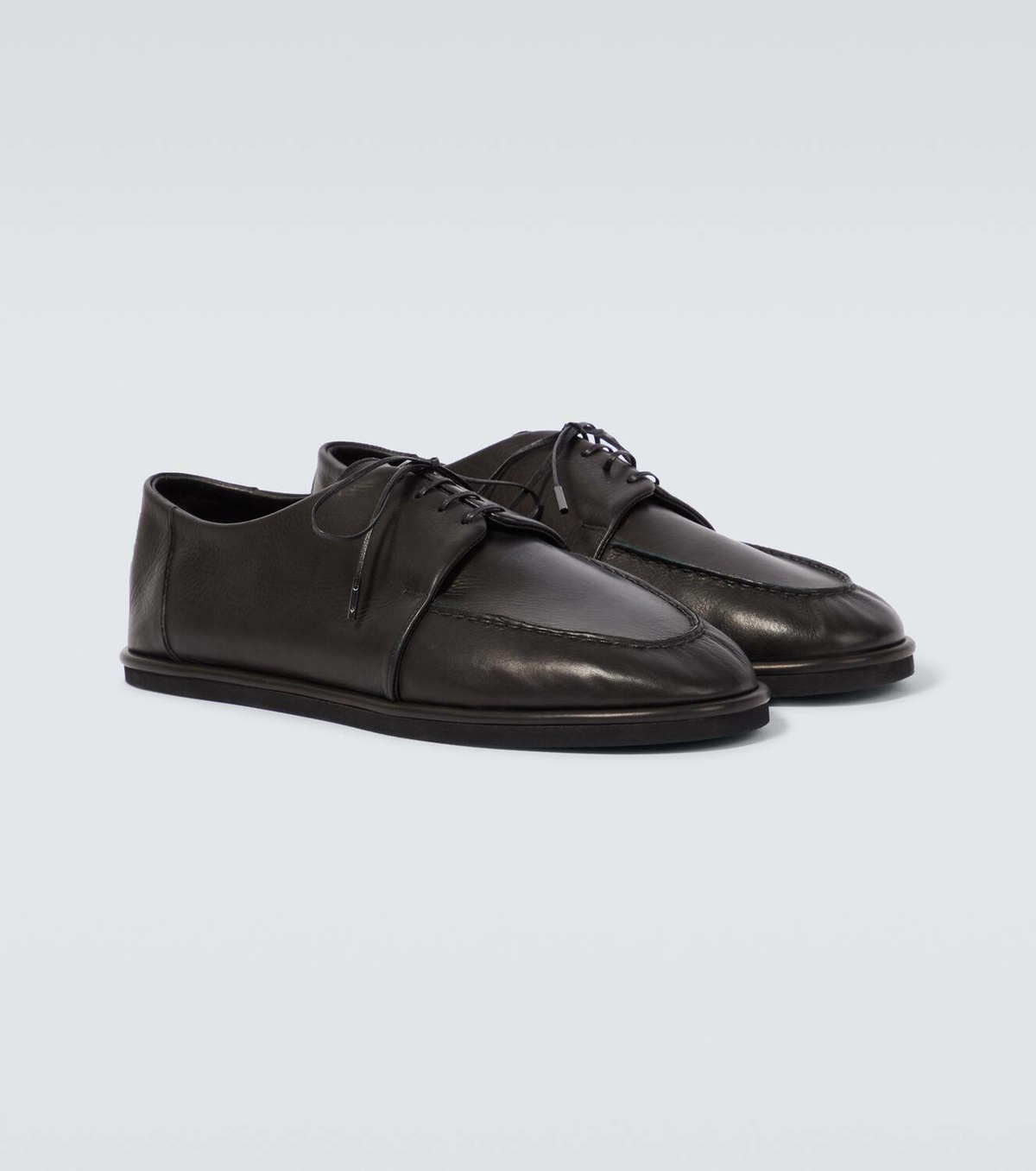 Auralee Leather Derby shoes Auralee