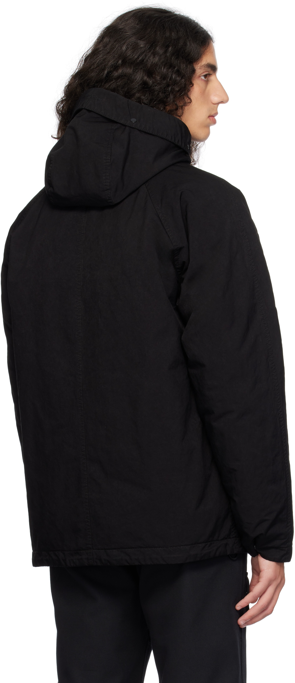 Stone Island Black 41649 David-TC Down Jacket Stone Island