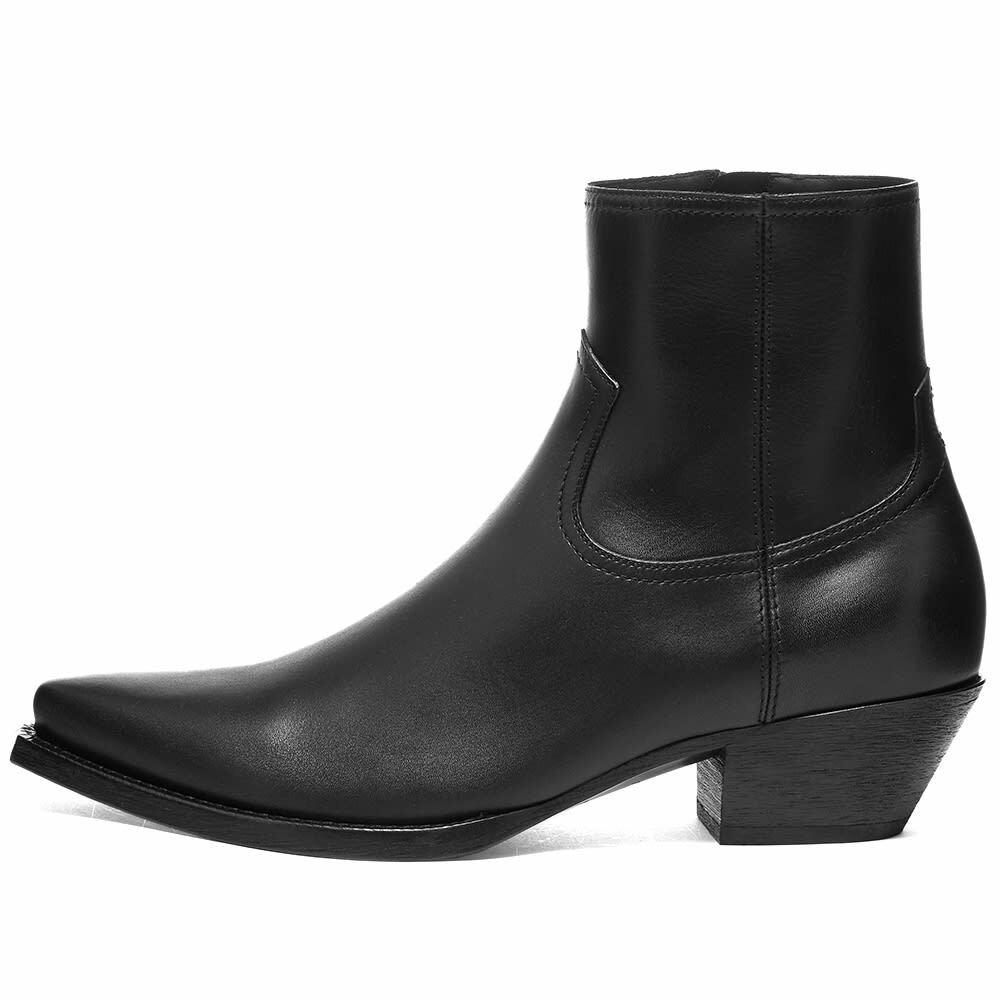 Saint Laurent Men's Lukas Zip Boot in Black Saint Laurent