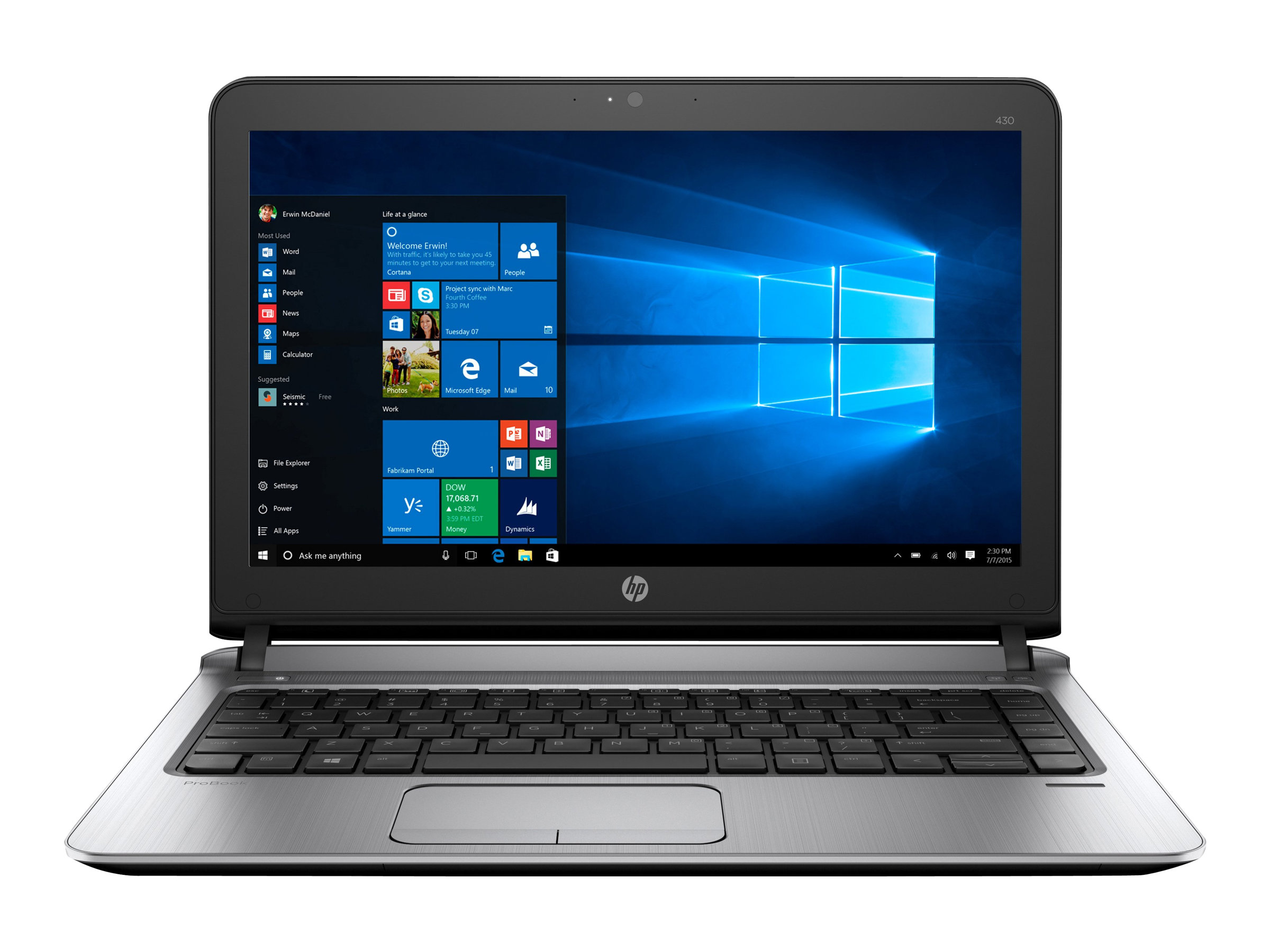 HP ProBook 430 G3 - Core i7 6500U / 2.5 GHz | Overview, Specs