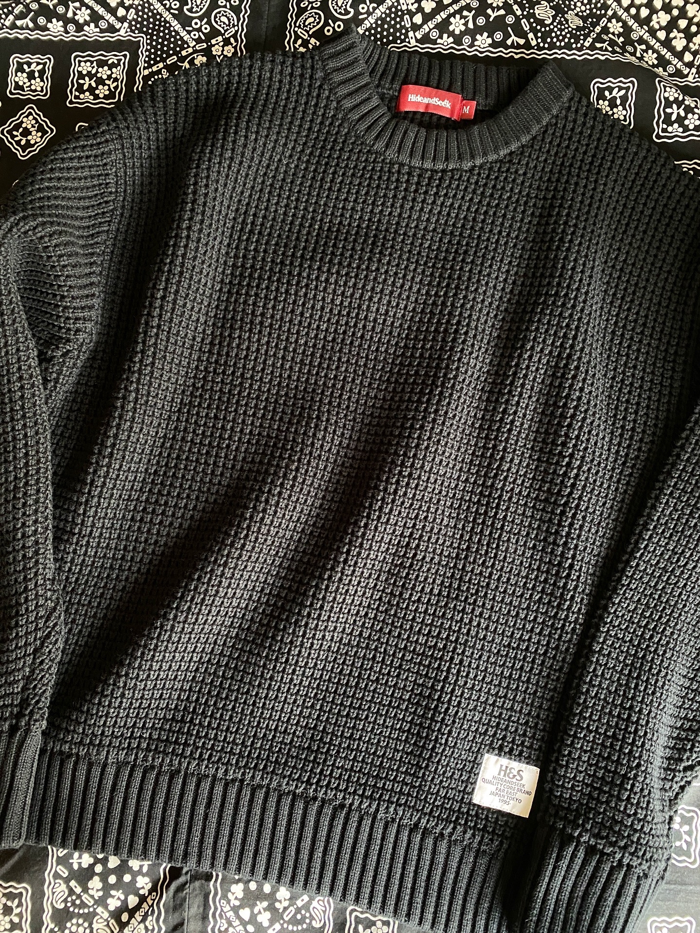 HIDEANDSEEK 25AW Heavy Waffle Knit Sweater発売開始 | FAGRASS WEB SITE