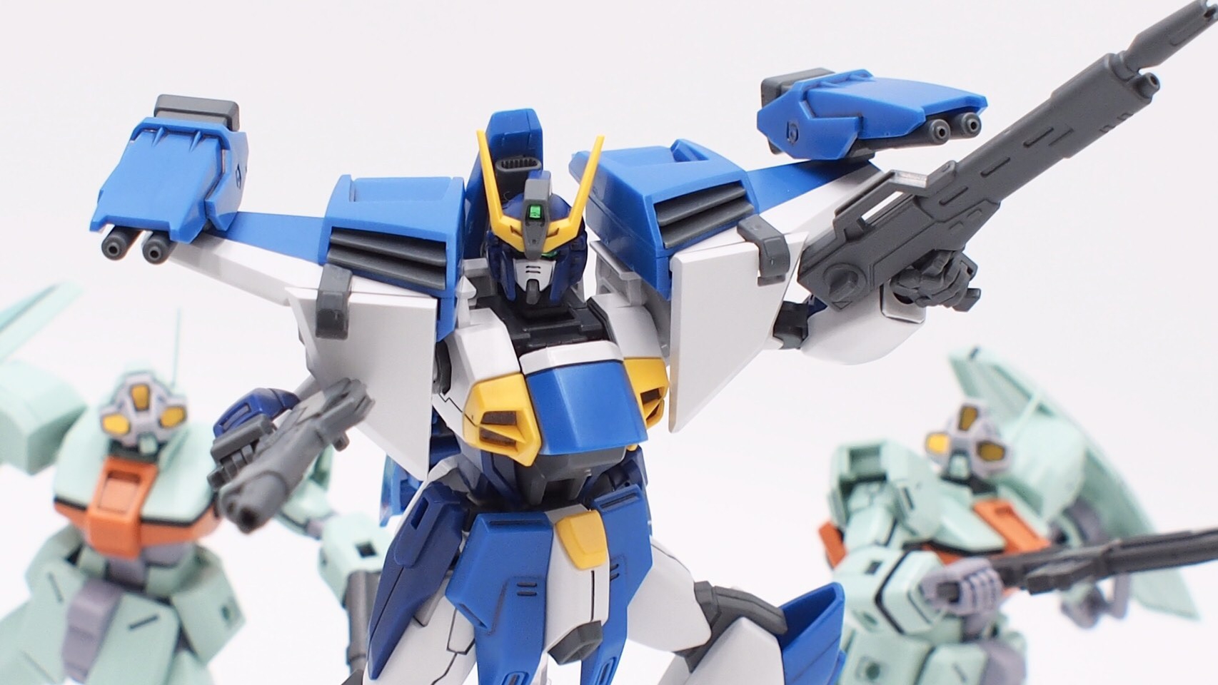 HGAW ガンダムエアマスターバースト ＆ ドートレス レビュー