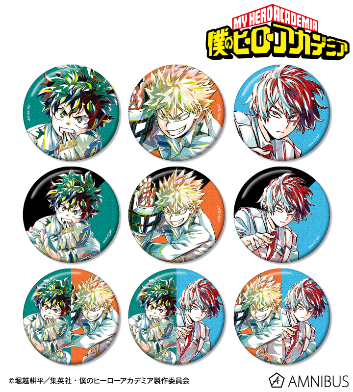 ヒロアカ 瀬呂範太 グリッター缶バッジ 【公式通販】