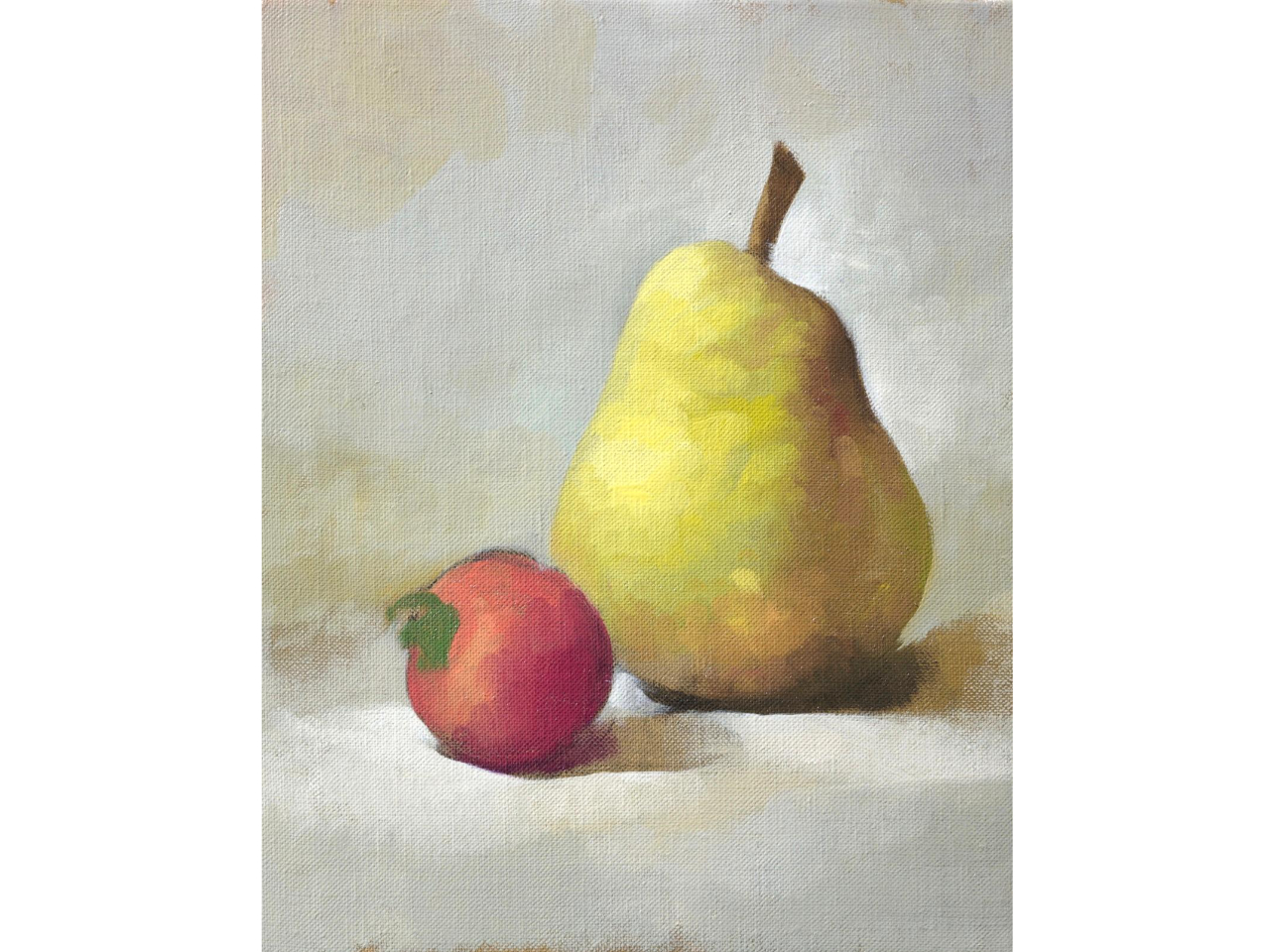 本格油絵入門！みずみずしい果物の静物画♪/ロイヤルアートスクール