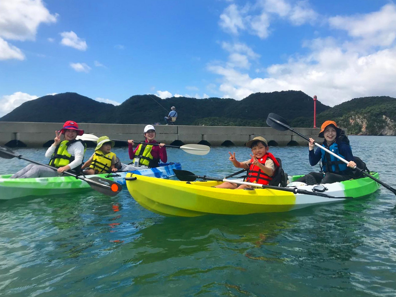 ☆シーカヤック体験☆【冒険コース（約80分）】海神神社+天然の岩の