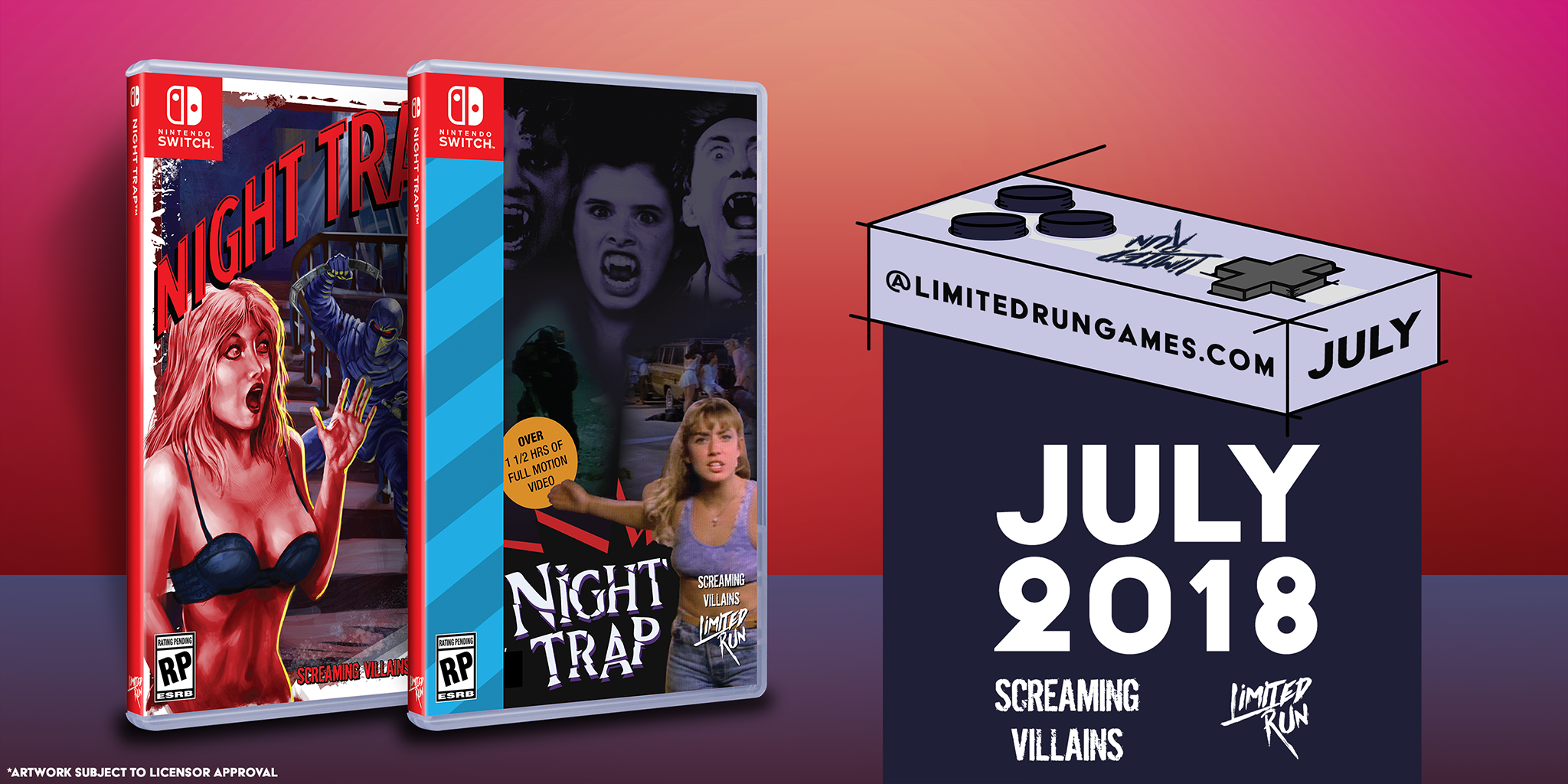 Switch Limited Run #8: Night Trap – Limited Run Games