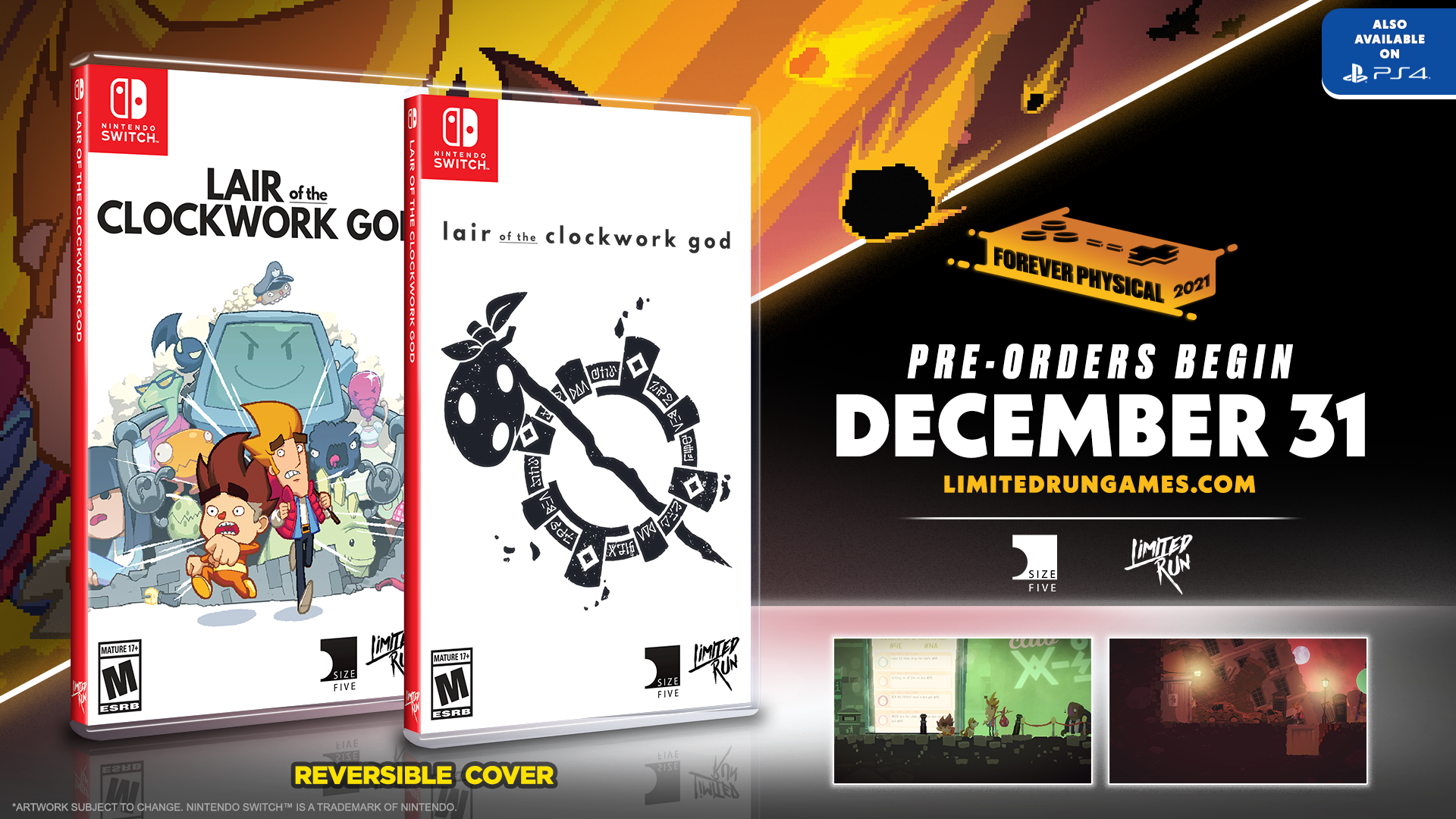 Switch Limited Run #133: Lair of the Clockwork God – Limited Run Games