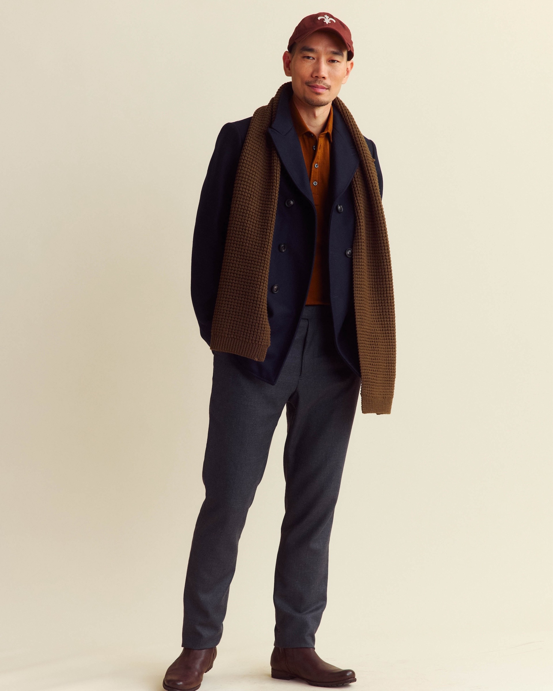 Bond Peacoat - Made in Italy Melton Wool | Billy Reid