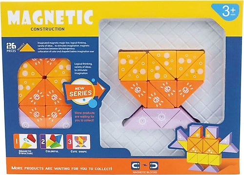 Kızılkaya Oyuncak 26 Parça Manyetik Zeka Blokları HD374A Fiyatları