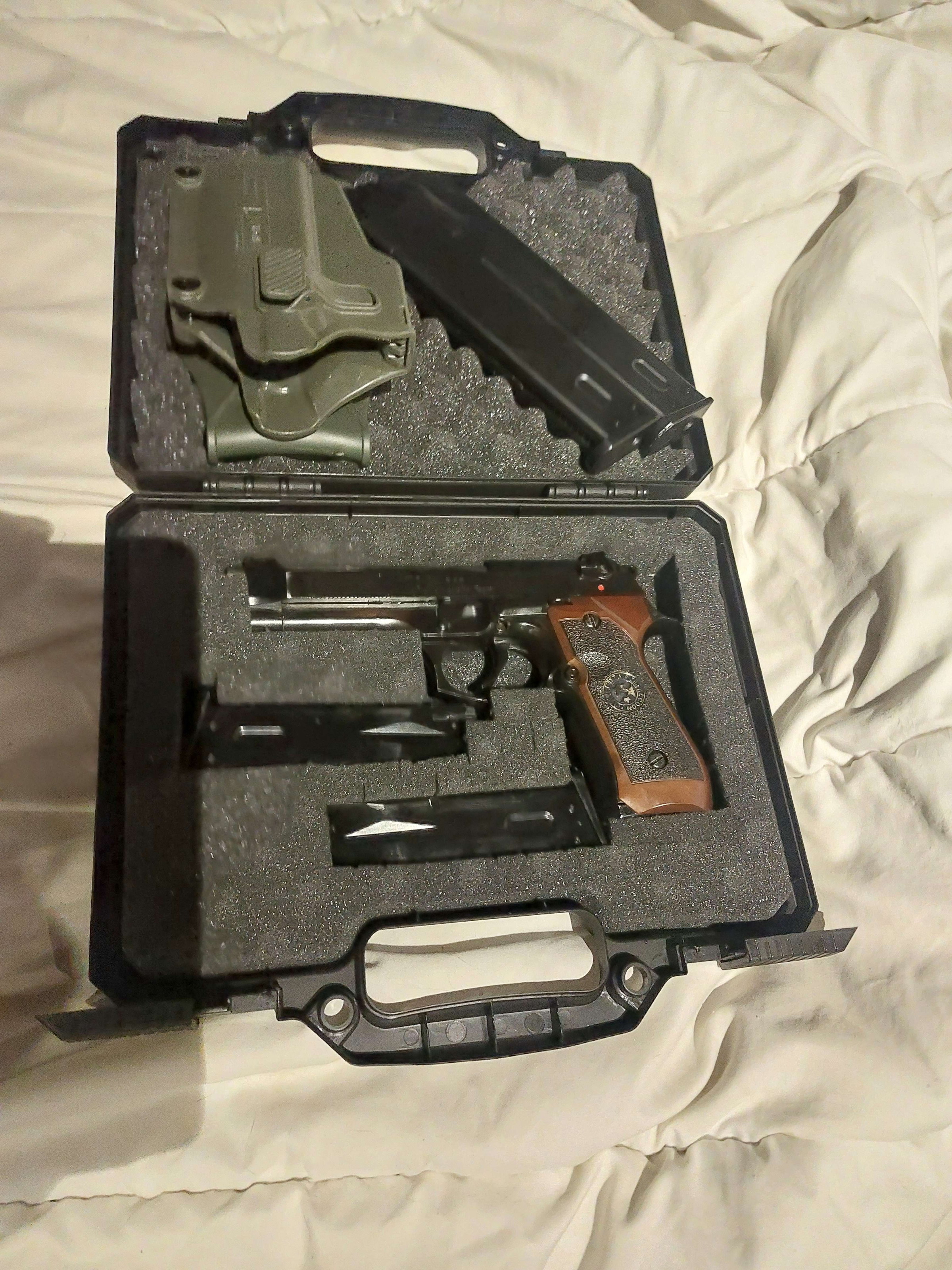 Robin hood KSC M93R-Ⅱ システム7用木製グリップ ベレッタ