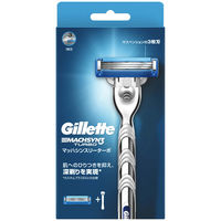 ジレット（Gillette）髭剃り マッハシンスリーターボ 高性能3枚刃 本体