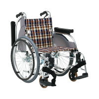 幸和製作所 アルミ製車いす S15 ワインレッド 1台（直送品） - アスクル