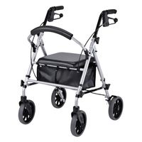 日進医療器 折りたたみ式歩行車 四輪自在 TY157F 【歩行車・歩行器】介