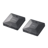 サンワサプライ ワイヤレスHDMIエクステンダー（最大60m延長・セット