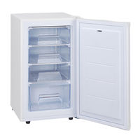 軒先渡し】ハイアール 138L 前開き式冷凍庫 ファン式 JF-NUF138D 1台