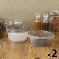 保存容器 電子レンジ対応 スマートフラップ 丸型 S （ご飯 大盛約1杯分