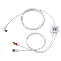 サン電子 テレビ端子2端子型 CSF-K77WPA（直送品） - アスクル