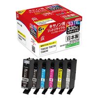 ジット キヤノン（Canon）用 リサイクルインク JIT-C3303316P 5色（6本