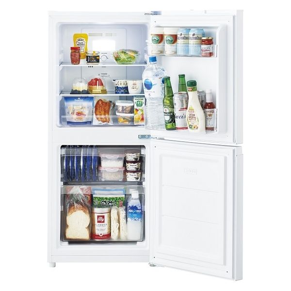 軒先渡し】ハイアール 121L 2ドア冷凍冷蔵庫 ファン式 JR-NF121B 1台