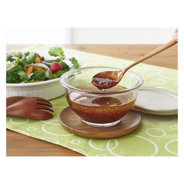 アイリスオーヤマ 耐熱ガラスボウル 4点セット ホワイト TGB-4S 1