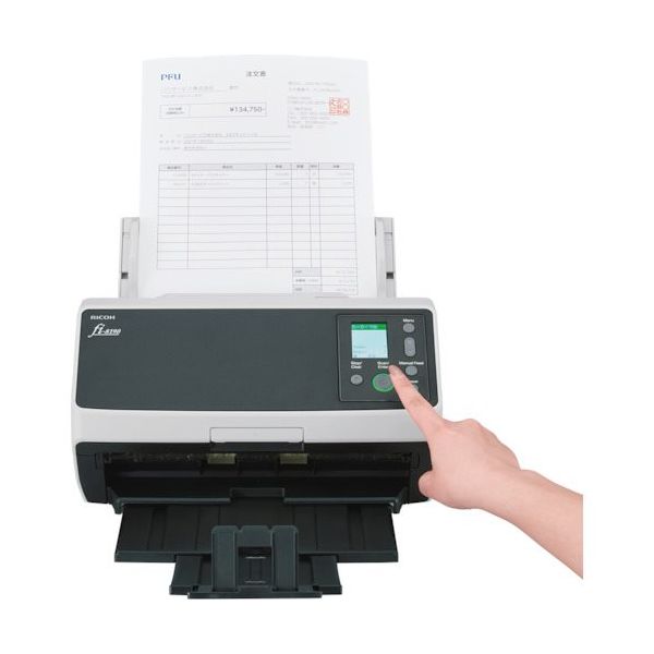 PFU fi Series RICOH fiー8190 イメージスキャナー 1台 633-6243（直送
