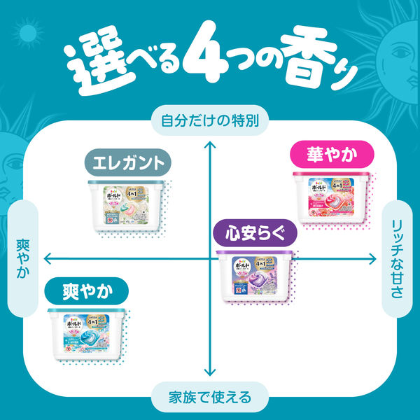 ボールド ジェルボール 4in1 爽やかおひさまとフレッシュサボンの香り