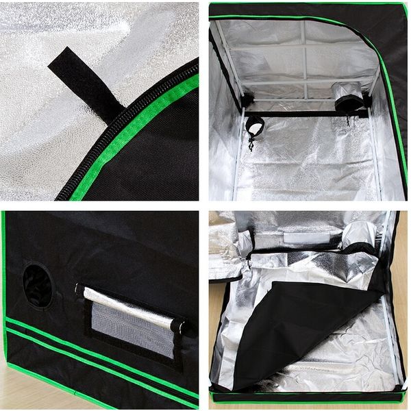 リーフ 簡単組み立て 室内栽培用 グロウテント 80×80×200cm 899341 1個