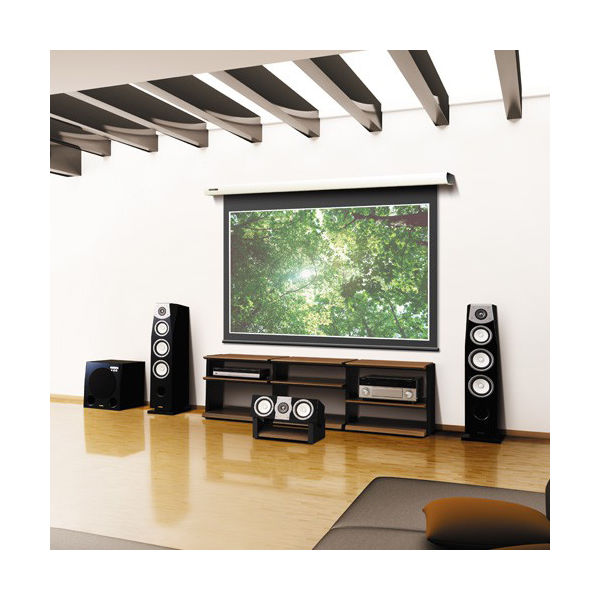 HAMILeX SB センタースピーカー用スタンド ブラウン 幅280×奥行340×高