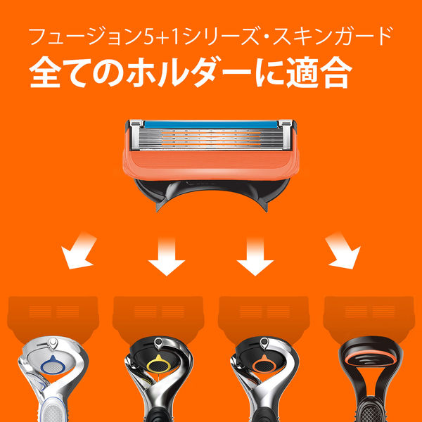 ジレット（Gillette）髭剃り フュージョン 5+1 極薄5枚刃 替刃8個入