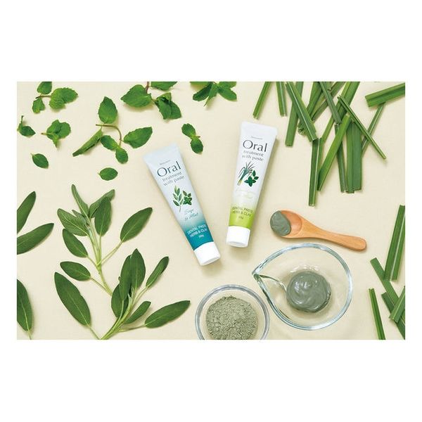 デンタルペースト50g ハーブ&クレイ セージ&ミント(日本製 天然由来 泥