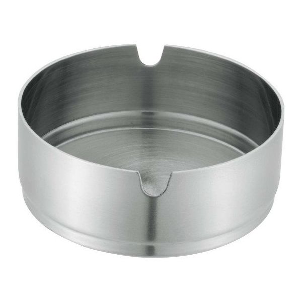 三宝産業 UK ステンレス スタック灰皿 レスト付 8cm 63-7209-68 1個