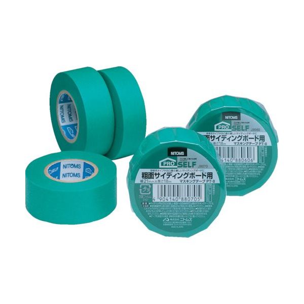 ニトムズ 粗面サイディングボード用マスキングテープPTー8 J8070 1